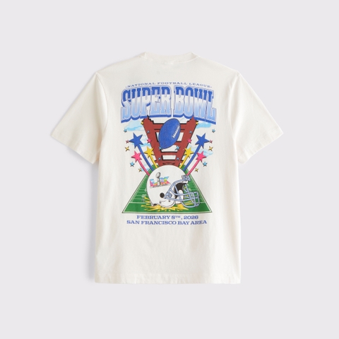 Мужские футболки Abercrombie & Fitch Super Bowl Graphic Tee