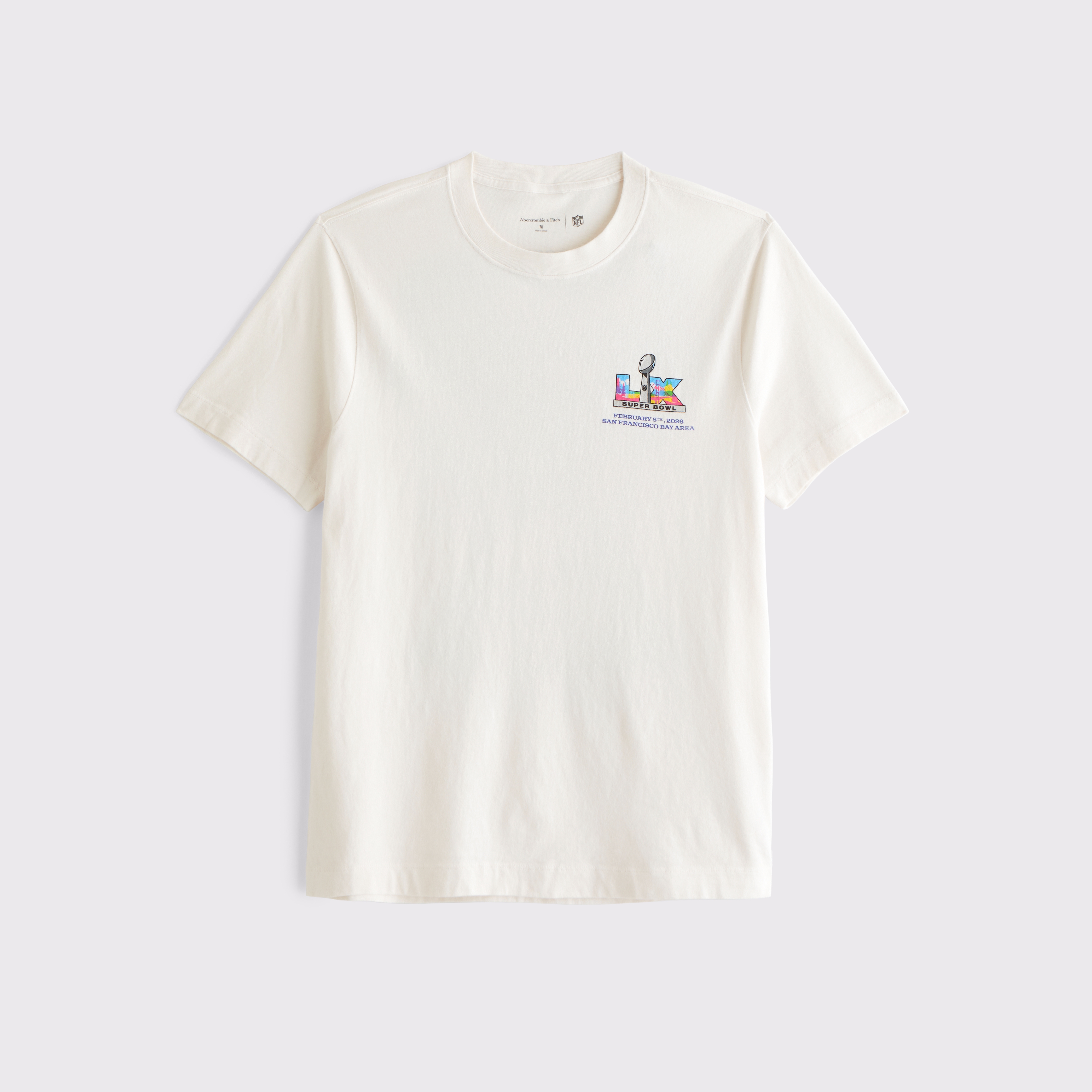 Мужские футболки Abercrombie & Fitch Super Bowl Graphic Tee — фото 2