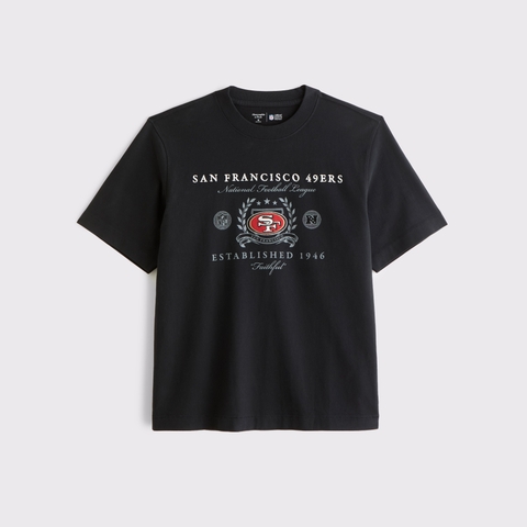 Мужские футболки Abercrombie & Fitch Chicago Bears Premium Heavyweight 2.0 Tee