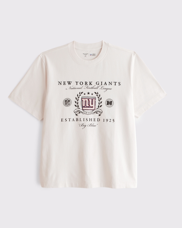 New York Giants Premium Heavyweight 2.0 Tee, Cream-giants view 1