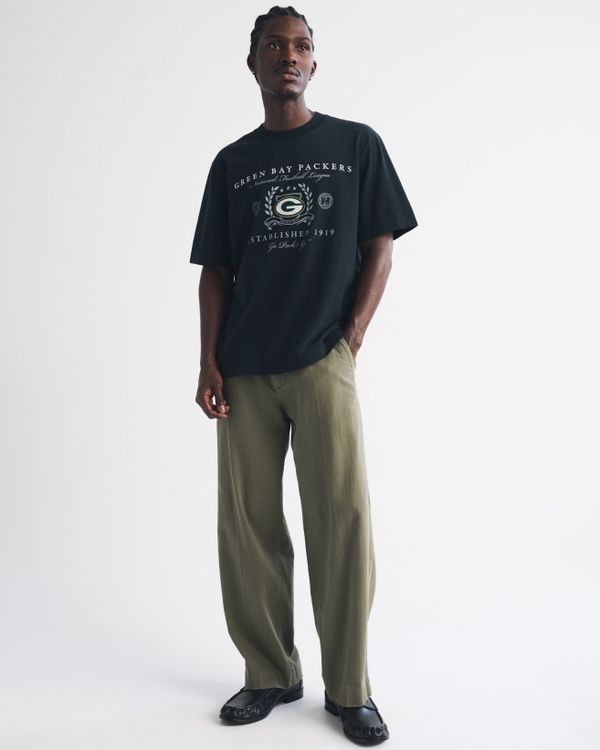Green Bay Packers Premium Heavyweight 2.0 Tee, Black-packers view 2