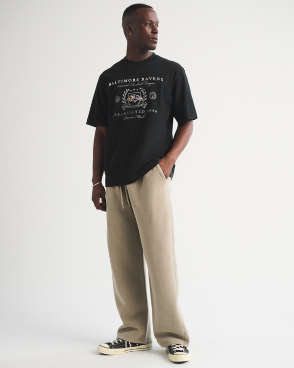 Baltimore Ravens Premium Heavyweight 2.0 Tee, Black-ravens view 2