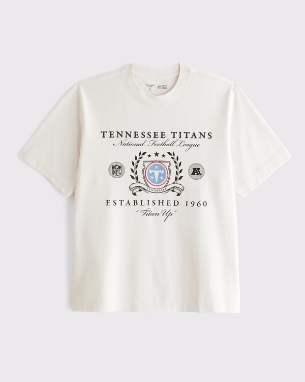 Tennessee Titans Premium Heavyweight 2.0 Tee, Cream-titans view 1