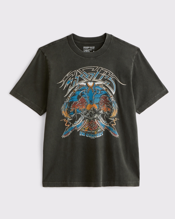 Eagles Vintage-Inspired Tee, Black view 1