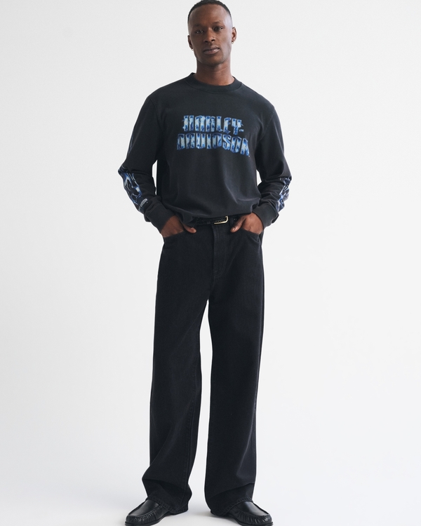 Harley-Davidson Long-Sleeve Premium Heavyweight 2.0 Tee, Black view 2