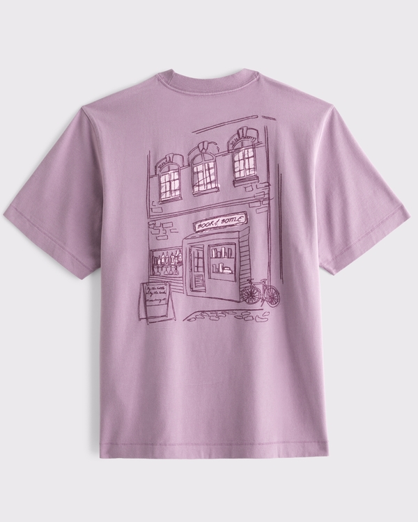 Premium Heavyweight 2.0 Tee, Muted Berry view 1
