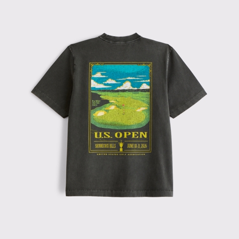 Мужские футболки Abercrombie & Fitch Boston Whaler Premium Heavyweight 2.0 Graphic Tee