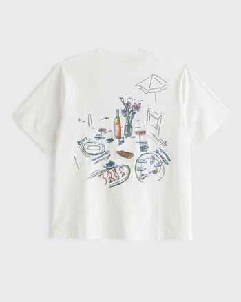 Boxy Graphic Tee from Abercrombie & Fitch - $40