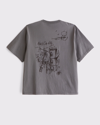 Boxy Graphic Tee from Abercrombie & Fitch - $40