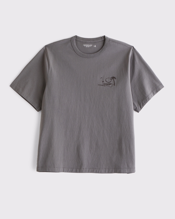 Men's Boxy Graphic Tee | Men's Tops | Abercrombie.com