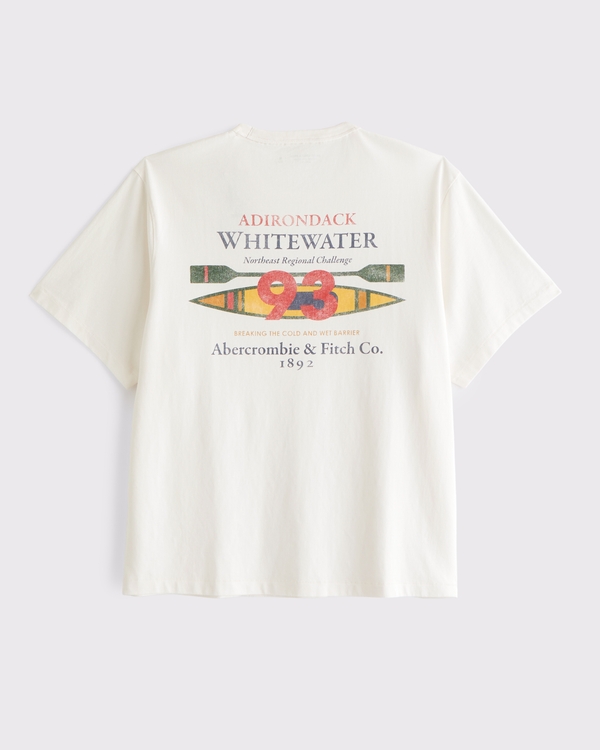 Camiseta de corte cuadrado, Lavado Oscuro view 1