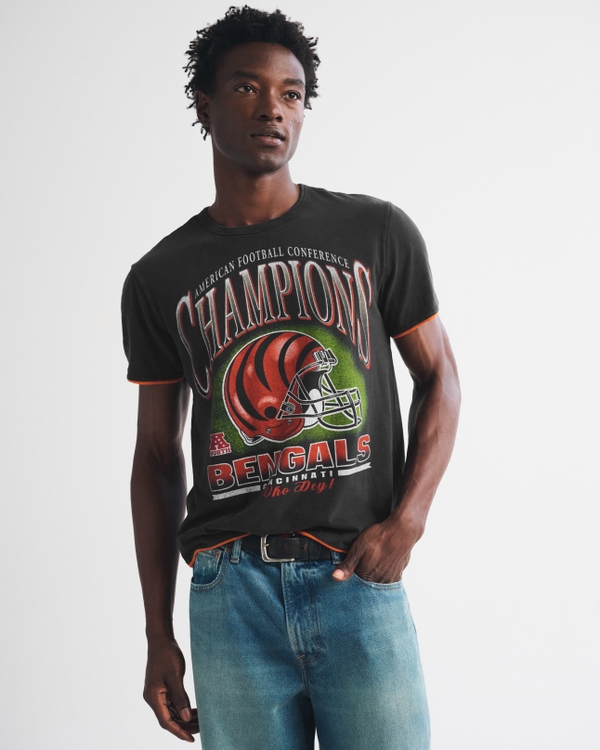 Cincinnati Bengals Home & Away Reversible Tee, Black view 1