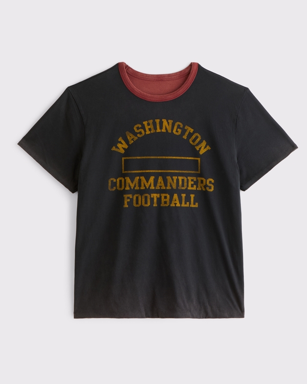 Washington Commanders Home & Away Reversible Tee, Burgundy - Commanders view 2