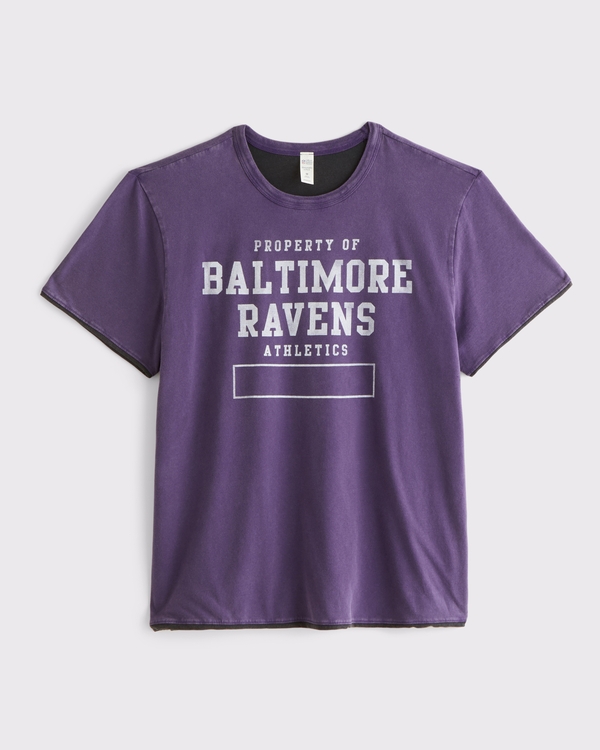 Baltimore Ravens Home & Away Reversible Tee, Purple - Ravens view 1