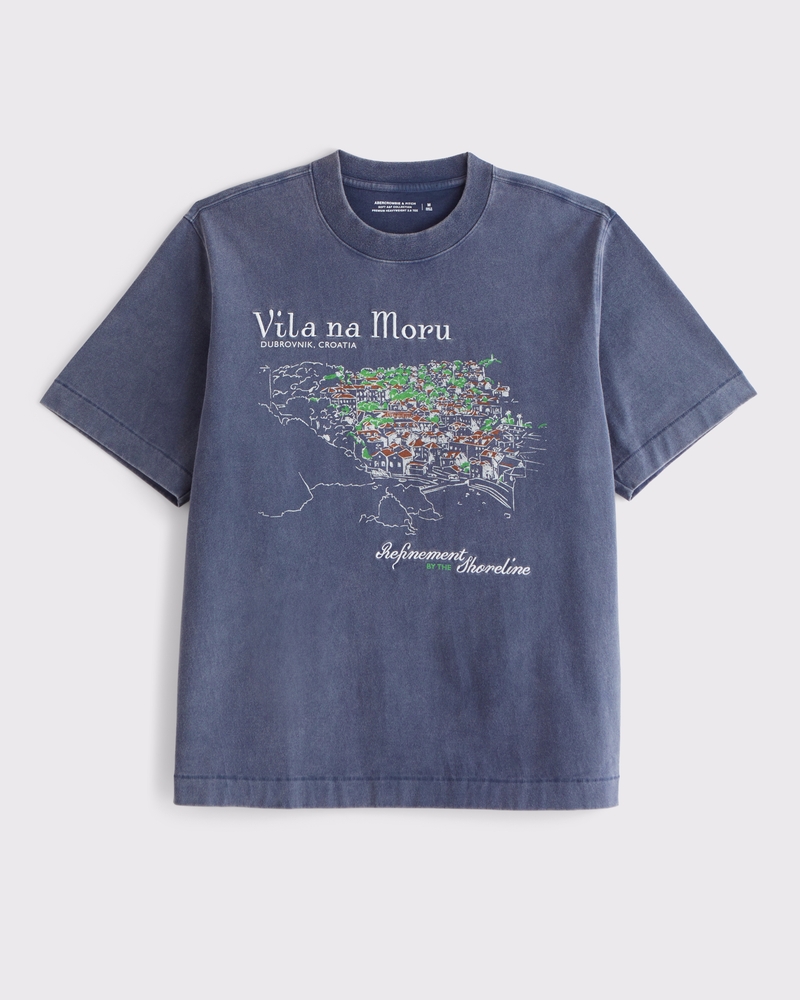 Men's Premium Heavyweight 2.0 Croatia Graphic Tee | Men's