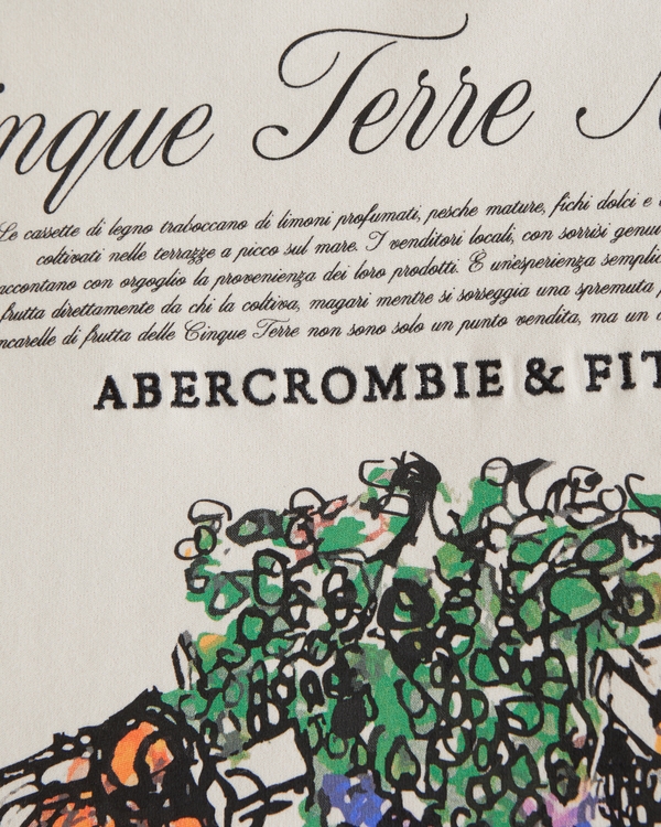 Cinque Terre Graphic Logo Tee