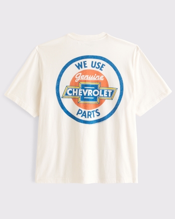 Chevrolet Vintage-Inspired Graphic Henley Tee