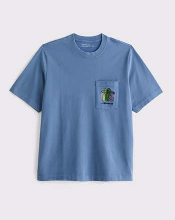 Premium Heavyweight 2.0 Graphic Logo Tee from Abercrombie & Fitch - $30.99