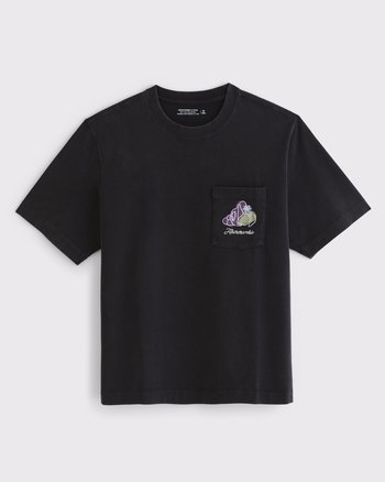 Premium Heavyweight 2.0 Graphic Logo Tee from Abercrombie & Fitch - $30.99