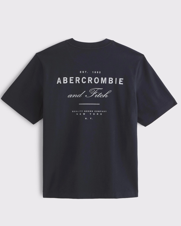 Premium Heavyweight 2.0 Logo Tee, Black view 1