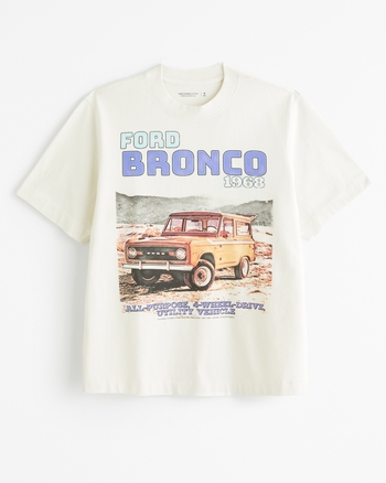Men's Premium Heavyweight Bronco Graphic Tee Men's Sale