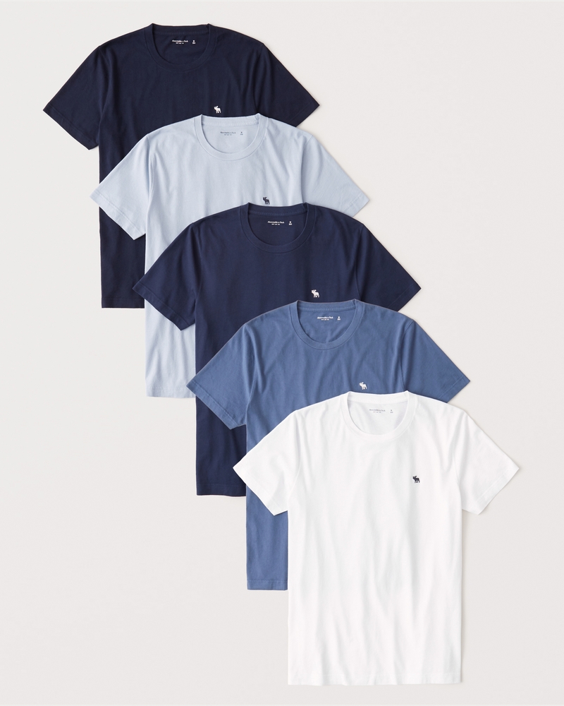 メンズ 5枚パック 半袖アイコンtシャツ メンズ トップス Abercrombie Com