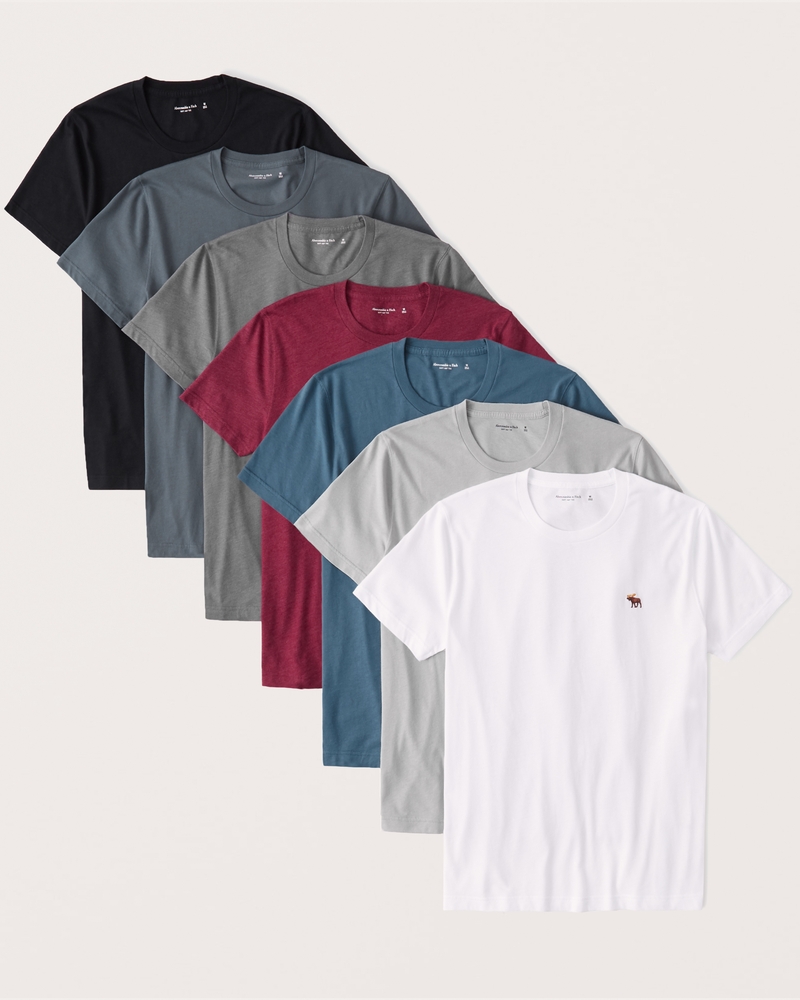 Men's 7-Pack Icon Tees | Abercrombie.com