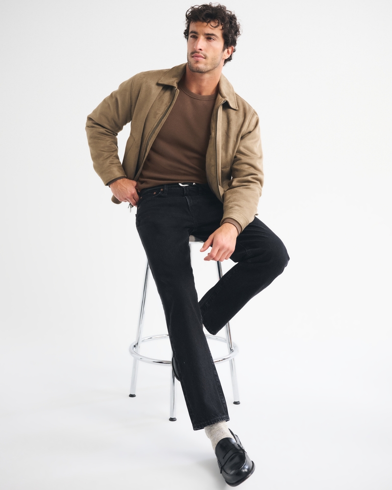 Long-Sleeve Essential Slim Ribbed Tee - thumbnail 6
