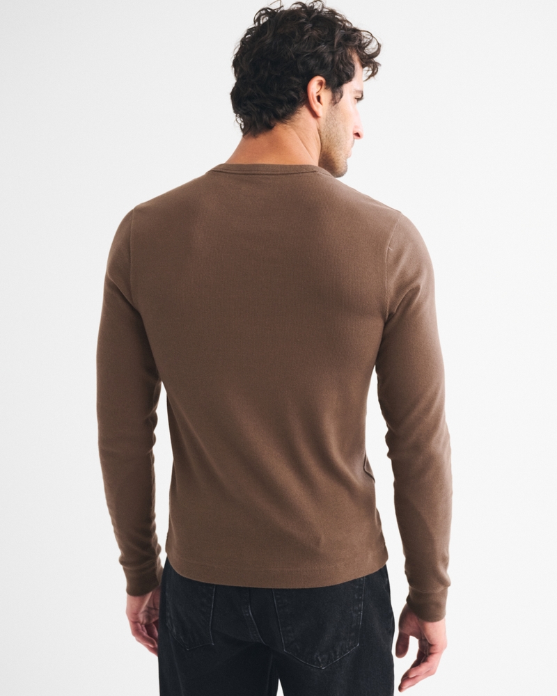 Long-Sleeve Essential Slim Ribbed Tee - thumbnail 10
