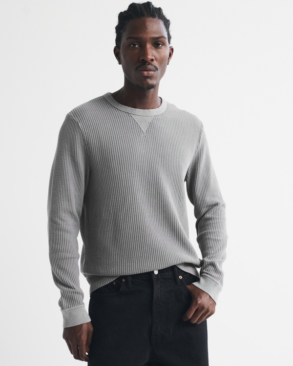 Long-Sleeve Classic Waffle Tee