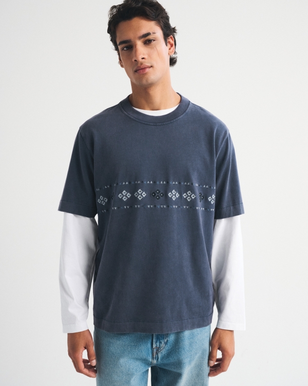 Premium Heavyweight 2.0 Tee, Sapphire view 1