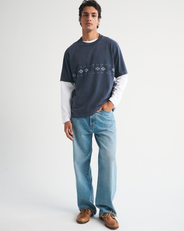 Premium Heavyweight 2.0 Tee, Sapphire view 2