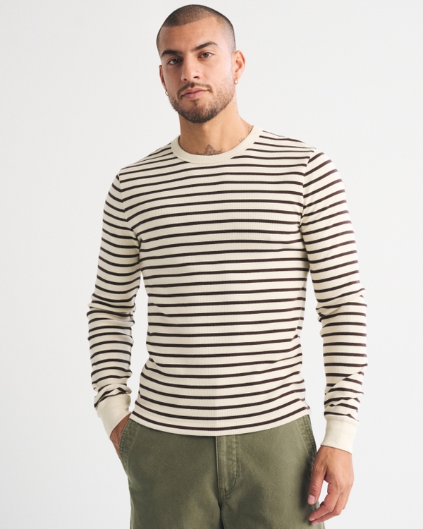 Long-Sleeve Essential Slim Ribbed Tee