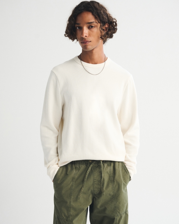 100% Cotton Long-Sleeve French Rib Tee