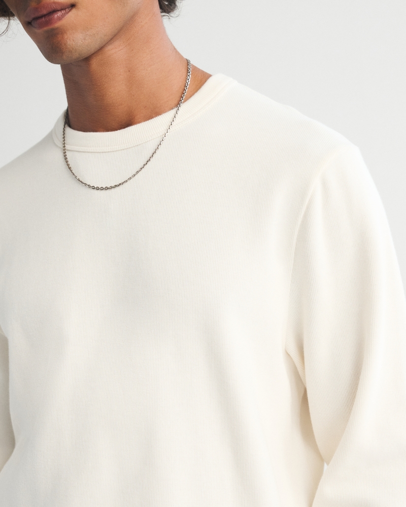 100% Cotton Long-Sleeve French Rib Tee - thumbnail 6