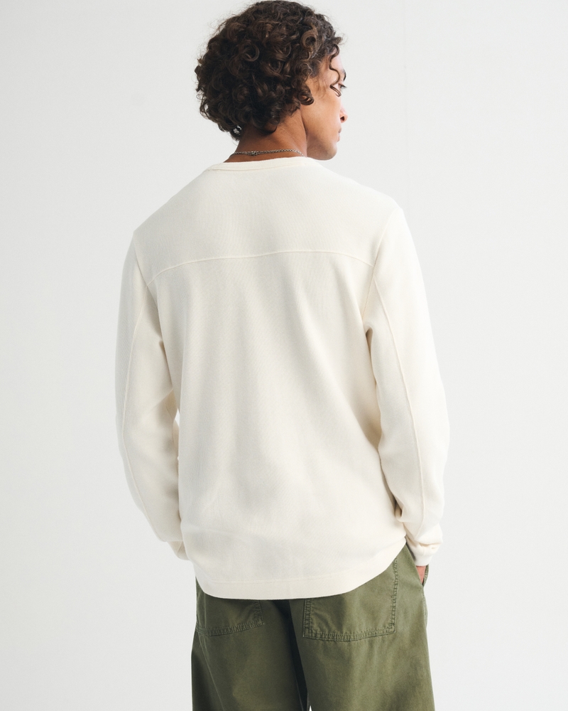 100% Cotton Long-Sleeve French Rib Tee - thumbnail 7