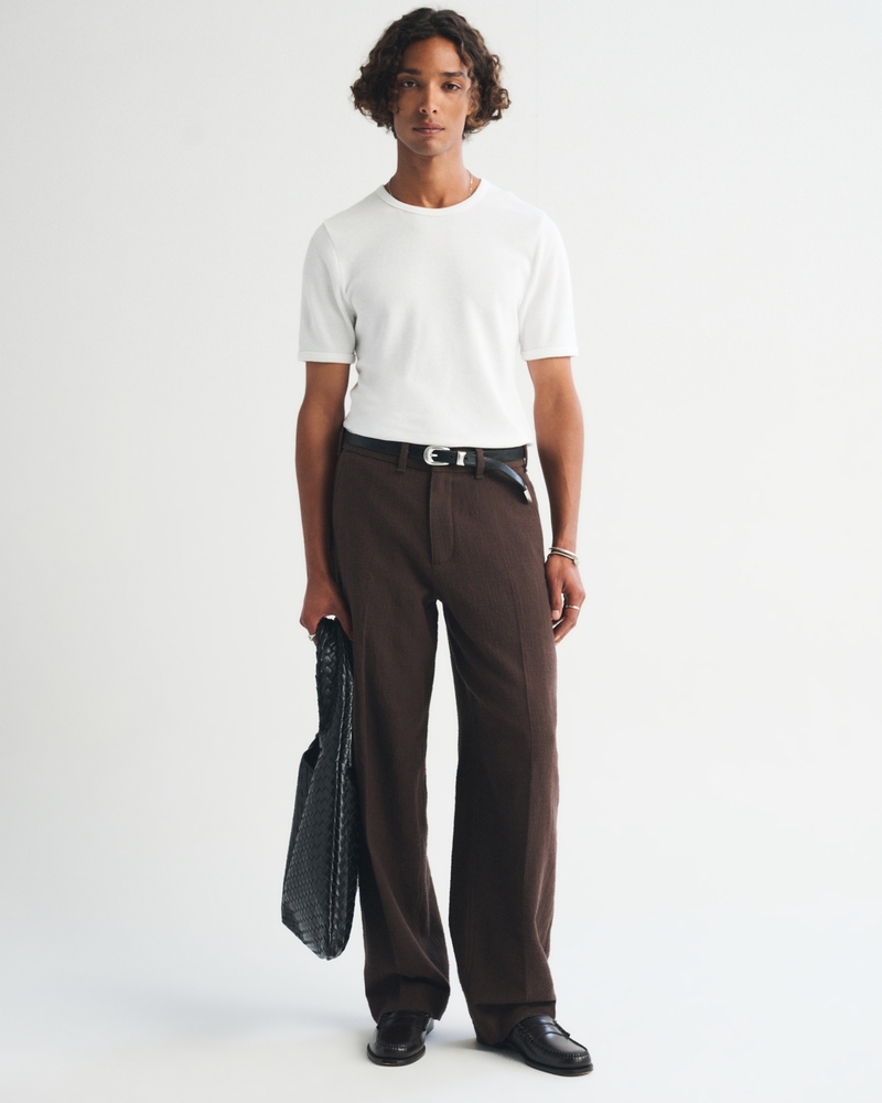 Slim Micro-Waffle Tee - thumbnail 3
