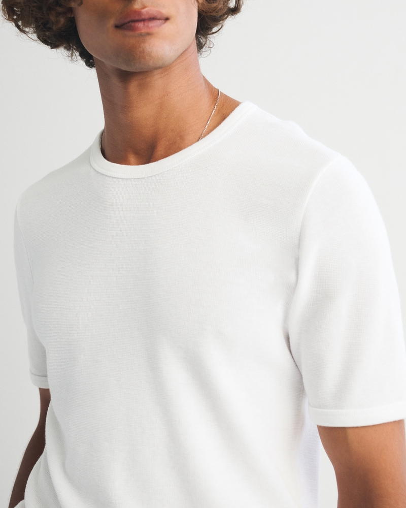 Slim Micro-Waffle Tee - thumbnail 5