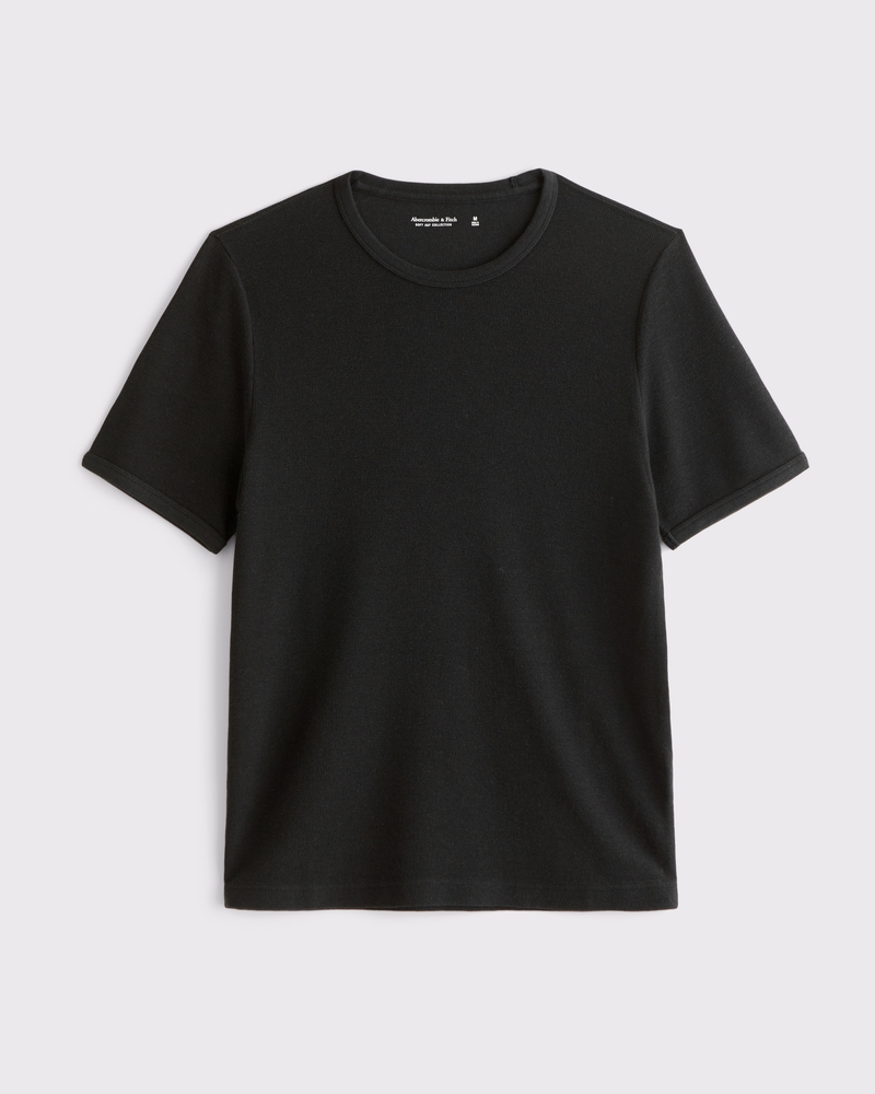 Slim Micro-Waffle Tee - thumbnail 2