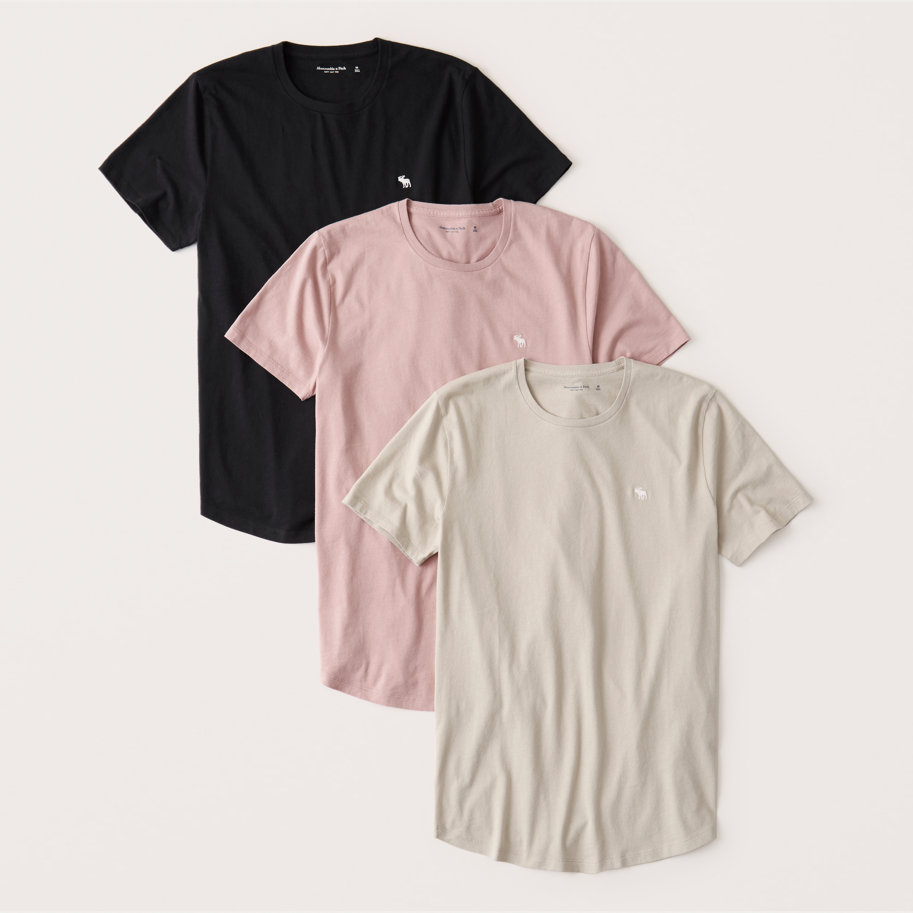 curved hem tee