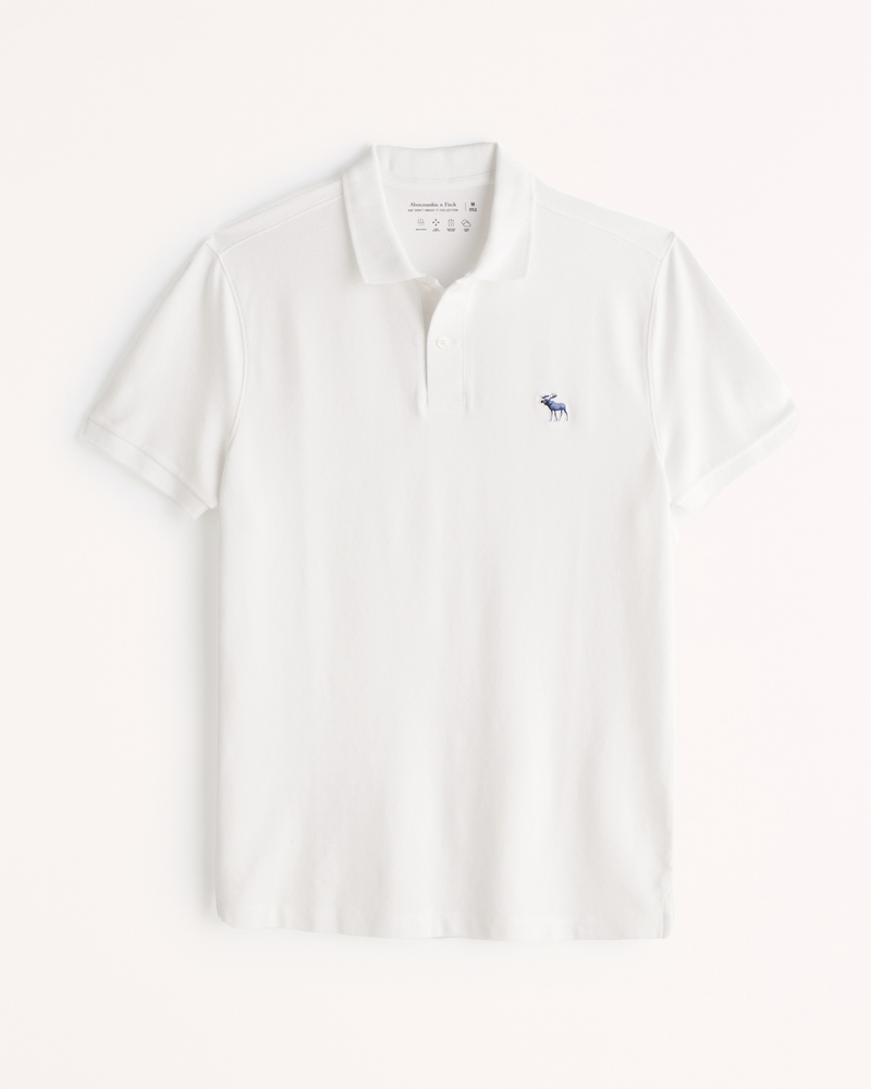 Men's Tonal Icon Don't Sweat It Polo | Men's Clearance | Abercrombie.com