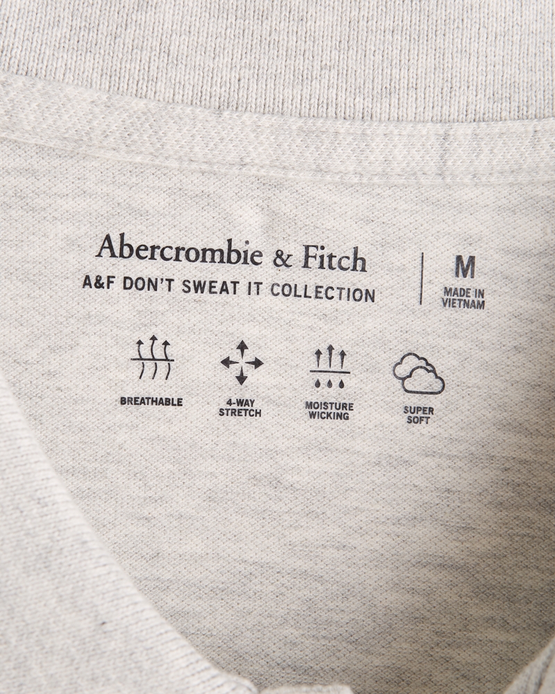 Abercrombie & Fitch Men's Signature Icon Don't Sweat It Polo
