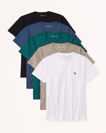 Men's 5-Pack Elevated Icon Tee | Men's | Abercrombie.com