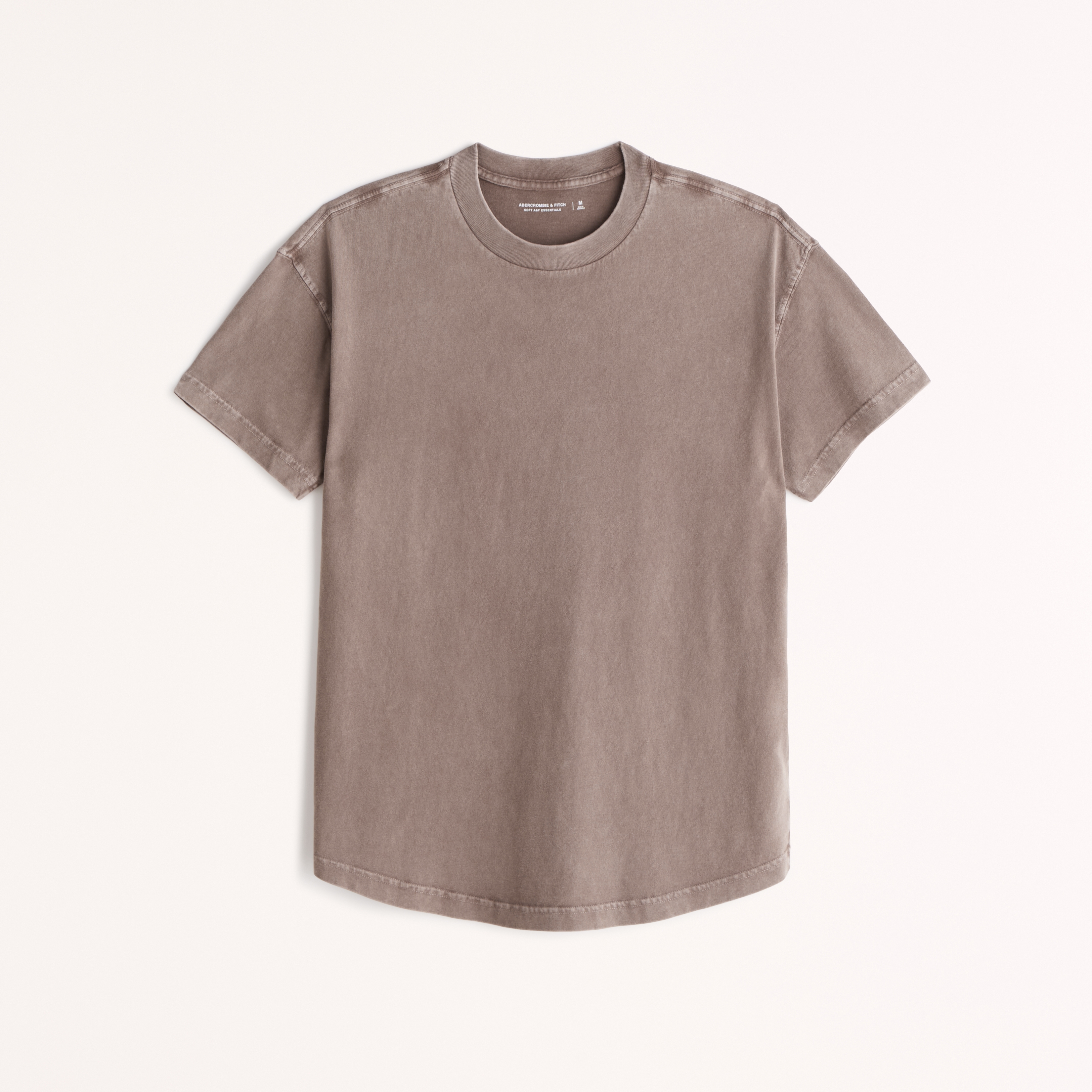 Slim fit curved hem clearance tee