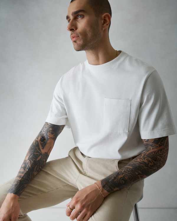 Premium Elevated Tee, White