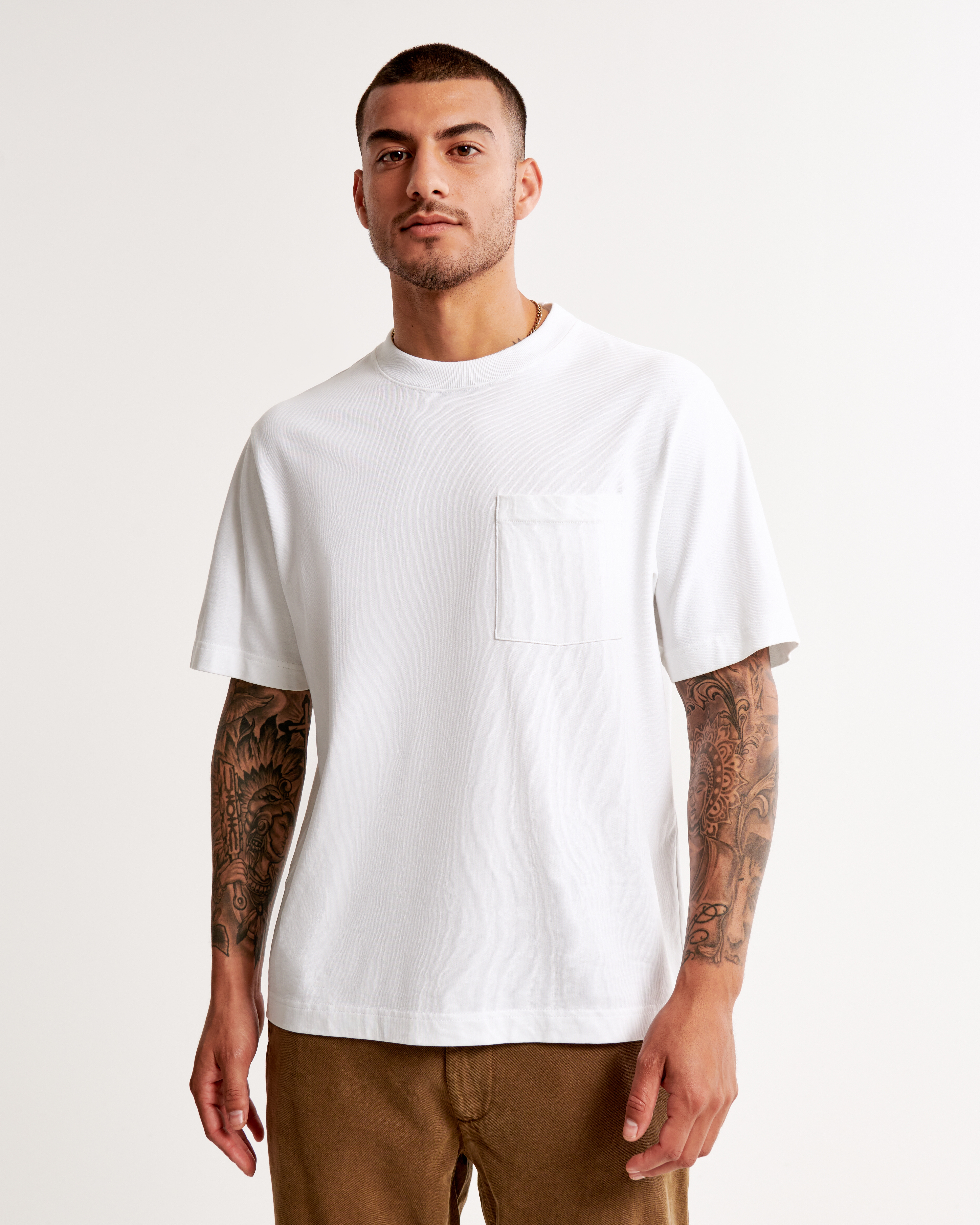 Abercrombie tee best sale shirt homme