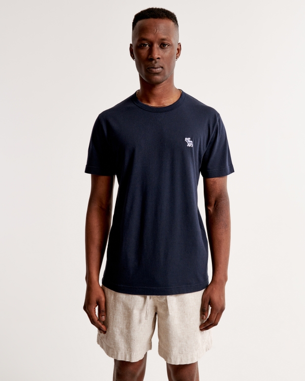 Elevated Icon Tee, Navy Blue