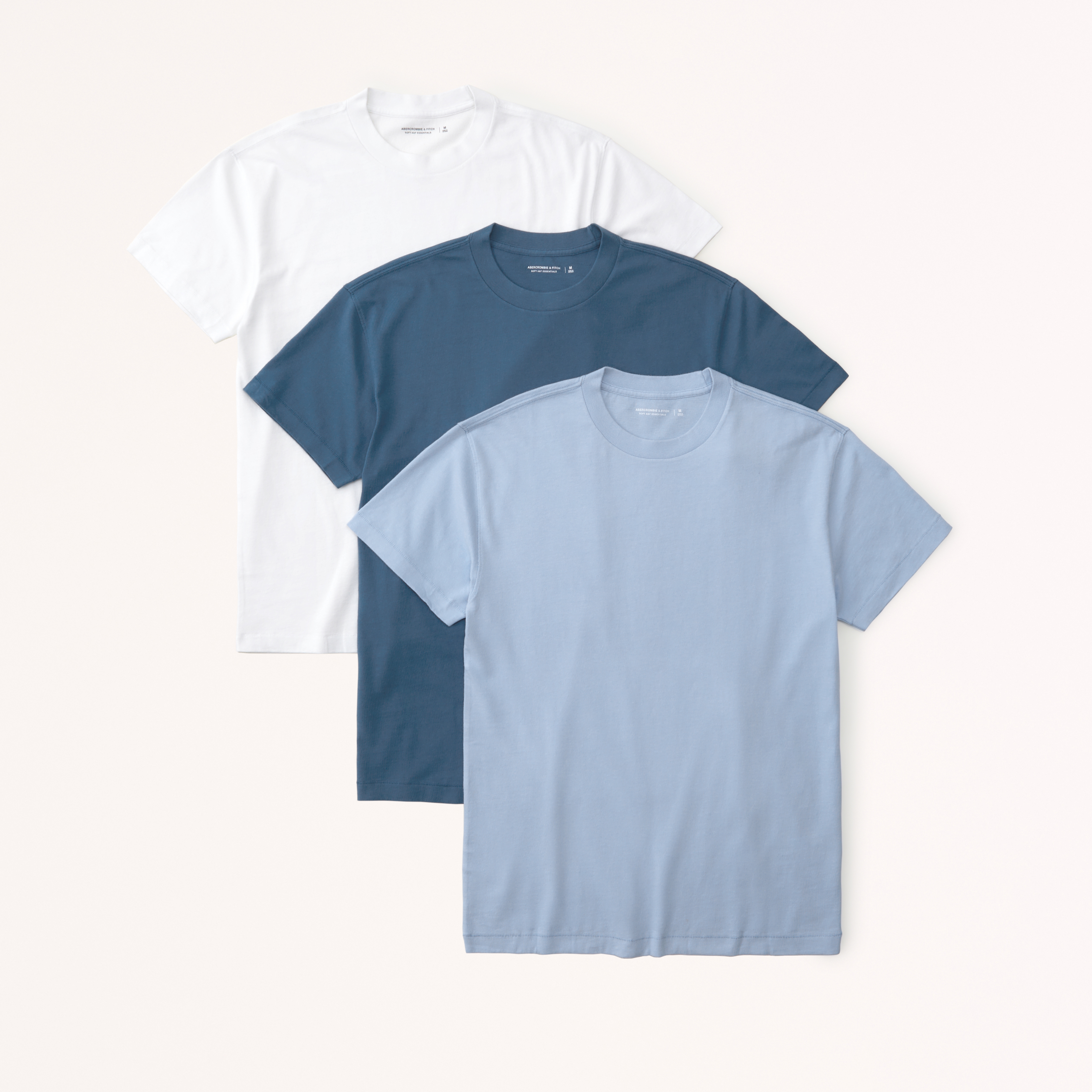 Men's 3-Pack Essential Tees | Men's Tops | Abercrombie.com