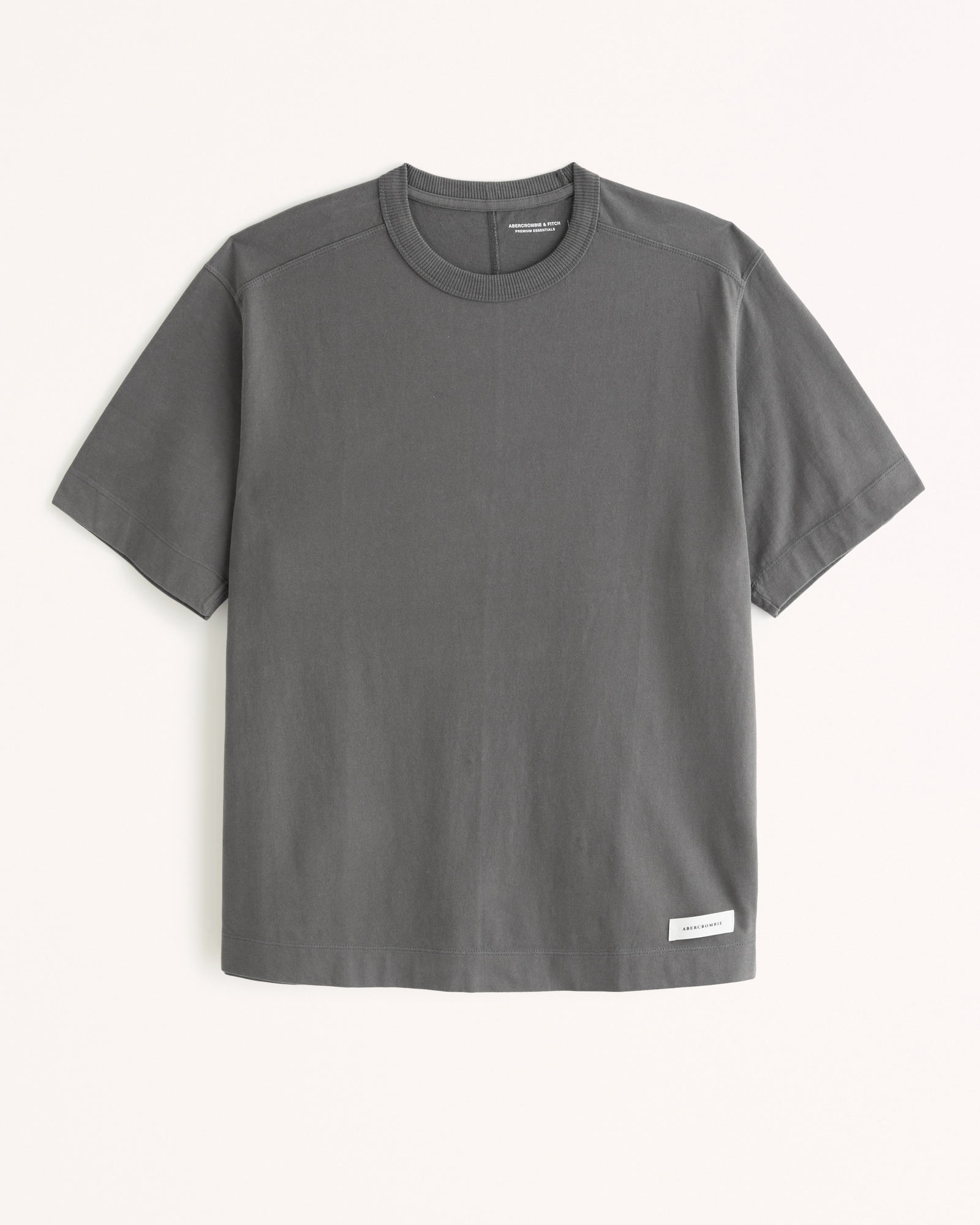 U Airism Cotton Oversized Crew Neck Half-Sleeve T-Shirt, Olive, Small, UNIQLO US