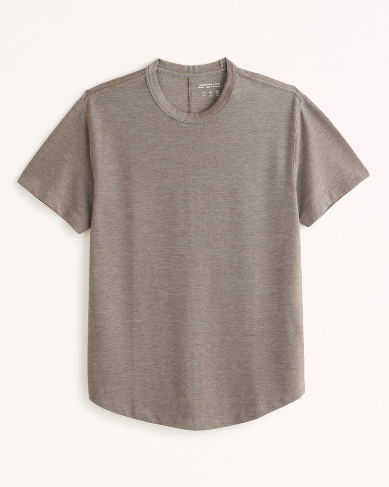 Curved hem outlet t shirt h&m